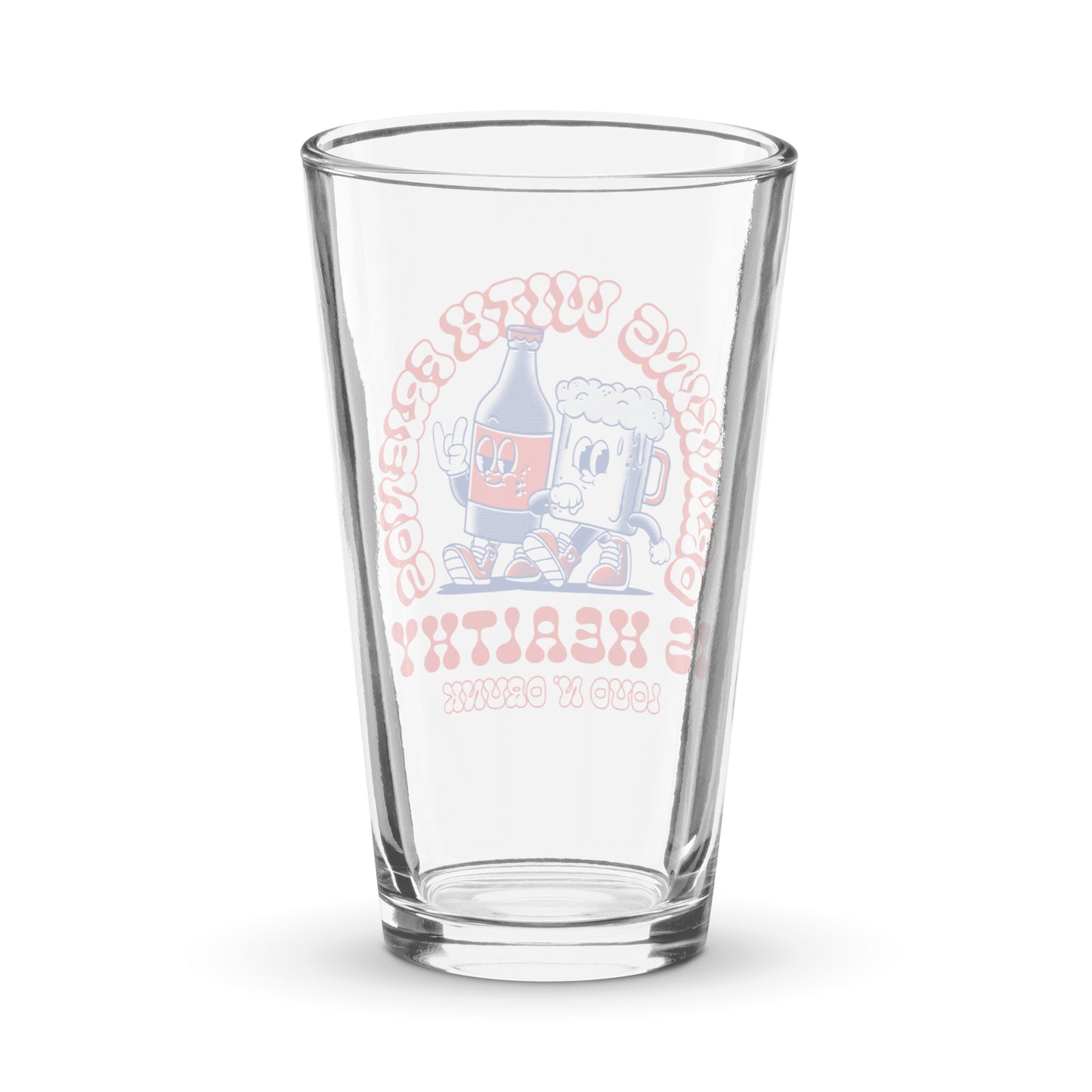 Drinking with Friends Pint Glass