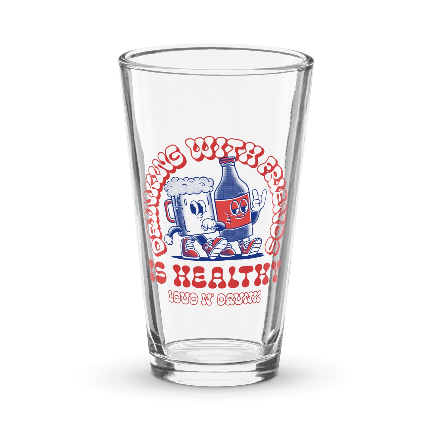 Drinking with Friends Pint Glass
