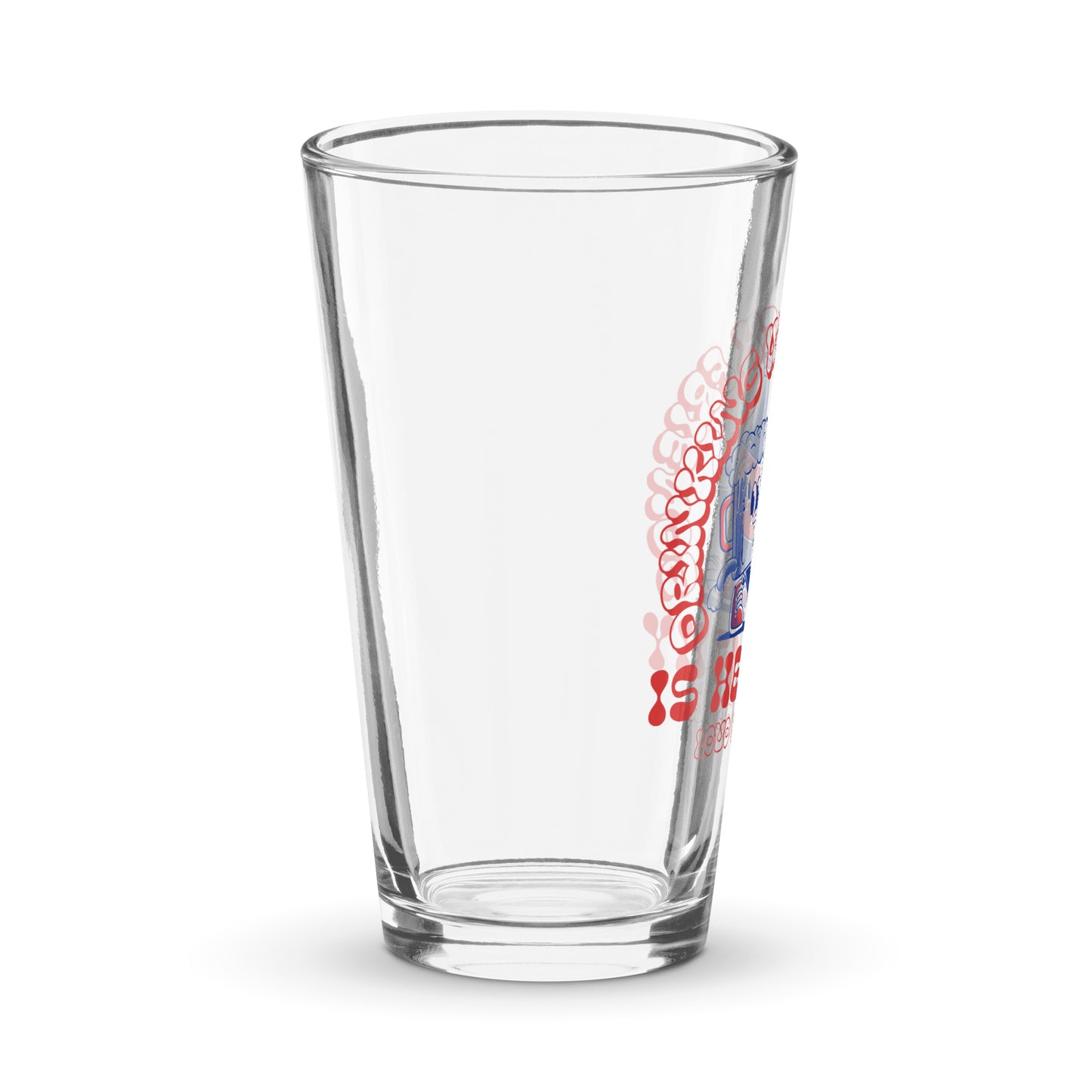 Drinking with Friends Pint Glass